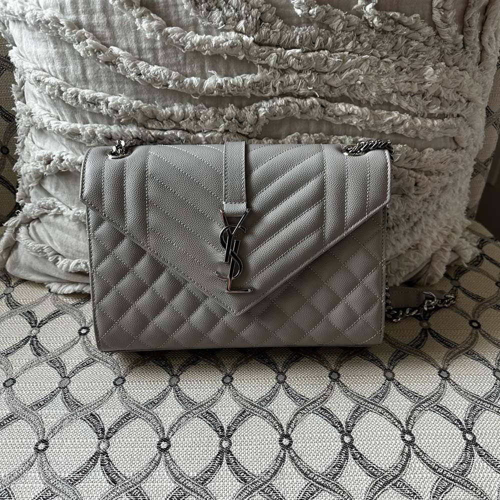 YSL Medium Envelope Flap Bag